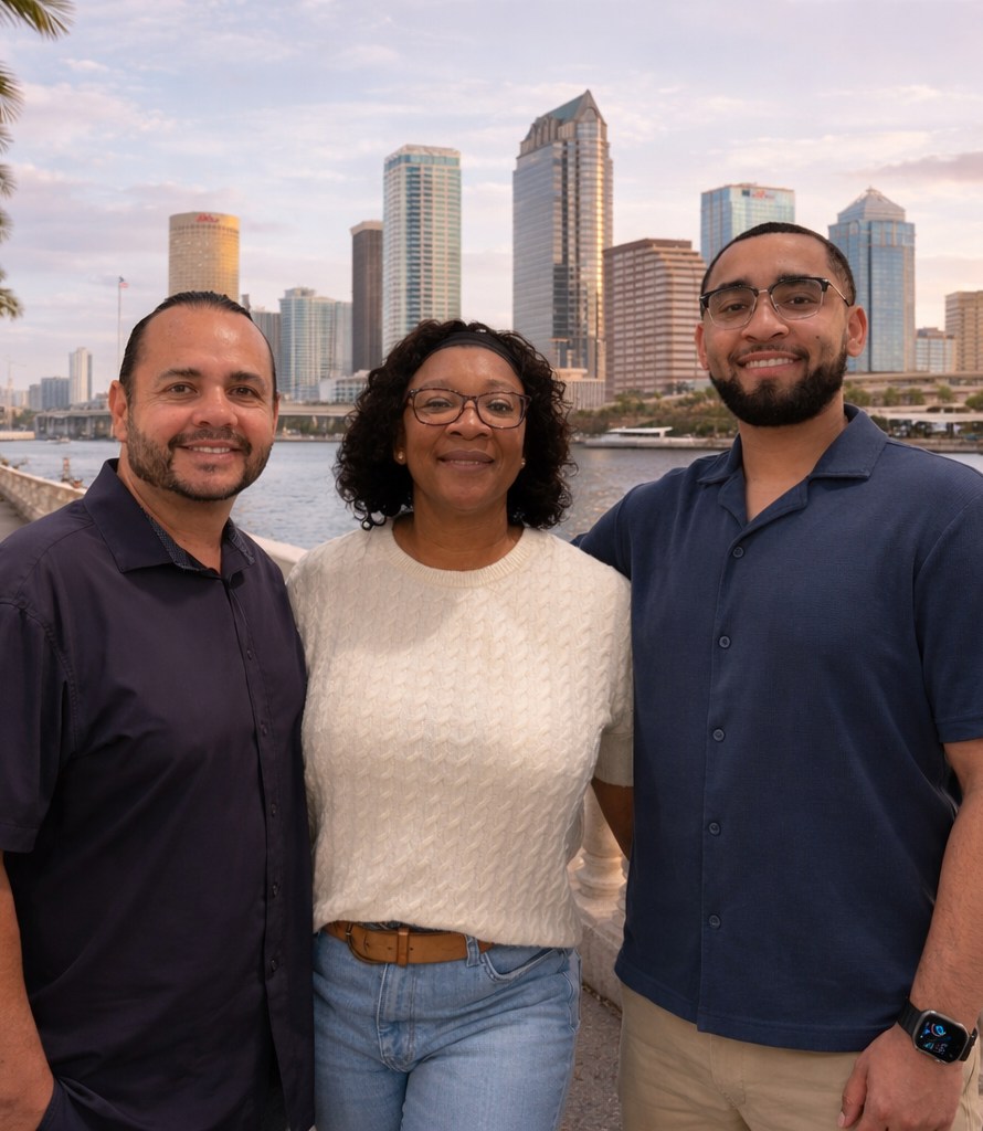 Oliver, Doris & Christian Cahueque